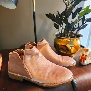 Bob's velvet ankle boots